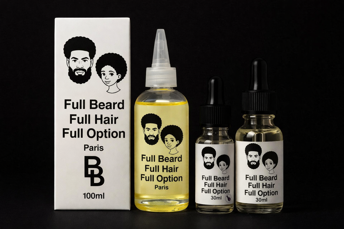 Pack 3 Huiles Barbe & Cheveux 160ml